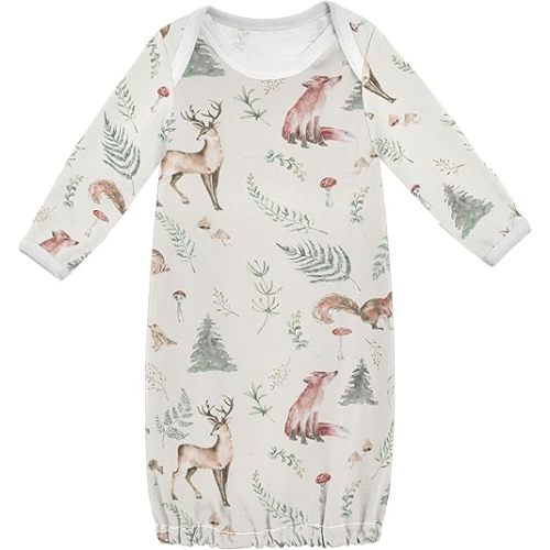 Baby Boy Girl Sleeper Gown Cotton Nightgowns Clothes