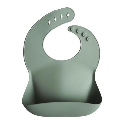 Silicone Baby Bib (Cambridge Blue) – MUSHIE & CO