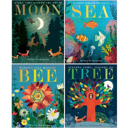 Patricia Hegarty 4 Books Collection Set Pack (Moon, Sea, Bee, Tree)
