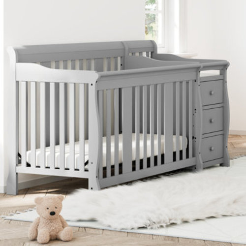 Storkcraft Portofino 5-in-1 Convertible Crib and Changer & Reviews | Wayfair