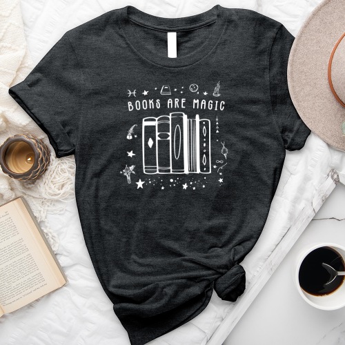 books are magic full unisex tee – Piper and Ivy
