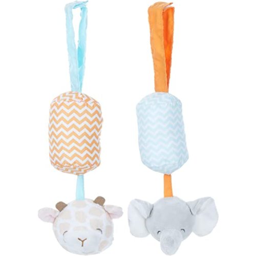KIDS PREFERRED Carter's Giraffe and Elephant Chime Set for Babies