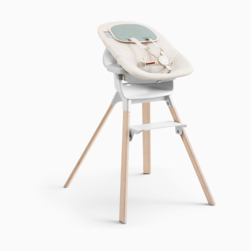 Stokke Clikk High Chair + Newborn Set - White