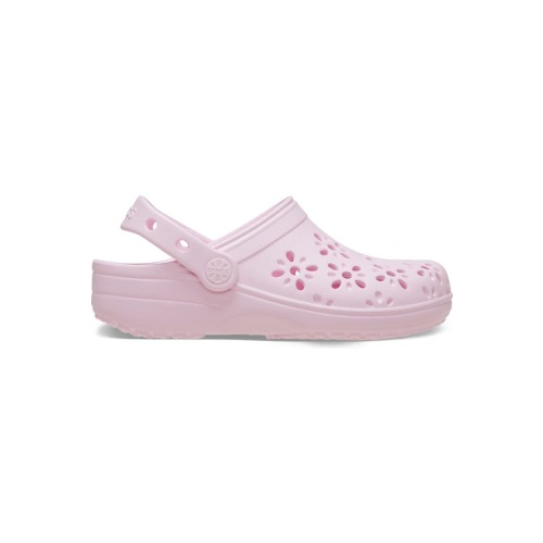 Kids' Classic Floral Cutout Clog, 4
