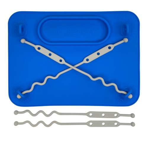 Busy Baby Mat with Toy Straps BLUE