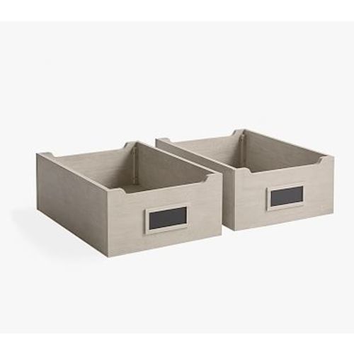 Carolina Activity Carts Set of 2, Brushed Fog, UPS
