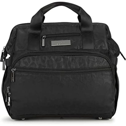 JuJuBe | Dr. BFF, Fashion Diaper Bag for Baby Mom Convert Between Backpack with Crossbody Straps or Top Tote Handle