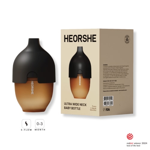 Ultra Wide Neck Baby Bottle 5 OZ – HEORSHE