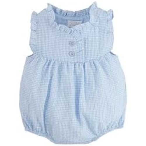 Mud Pie Baby Girls Children's Blue Check Bubble