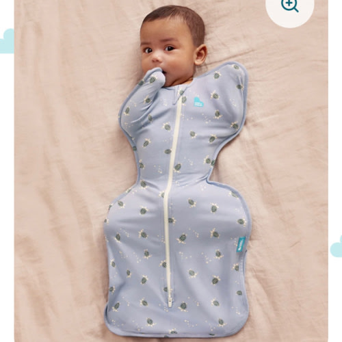 Swaddle Up™ 1.0 TOG Cotton Mist Blue Turtally