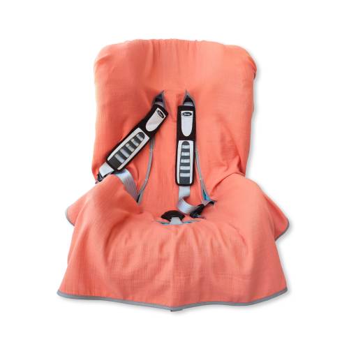 Cotton Muslin Car Seat Cover: Universal Fit, Easy Wash