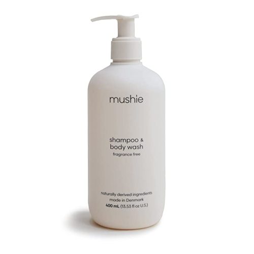 Mushie Baby Organic Shampoo & Body Wash (Fragrance Free)