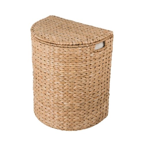 Highland Dunes Wicker Half Moon Laundry Hamper & Reviews | Wayfair