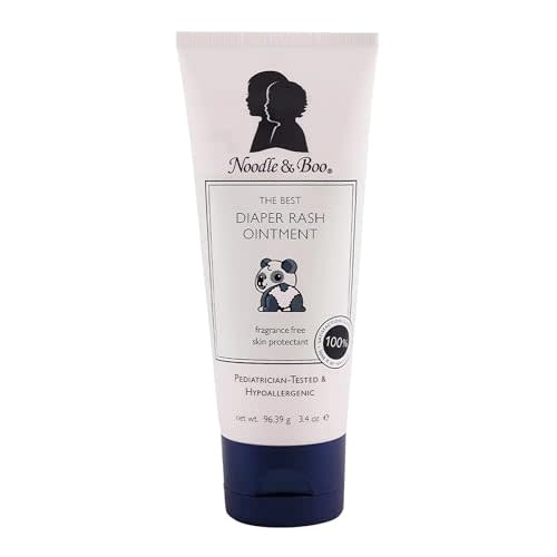 Noodle & Boo The Best Diaper Rash Ointment, Multi Purpose Baby Skin Care Zinc Oxide Ointment For Diaper Rash Prevention, Treatment & Relief, Fragrance Free