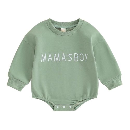 VISGOGO Newborn Infant Baby Boy Girls Oversized Romper Little Dude Sweater Onesie Coming Home Outfit Neutral Clothes