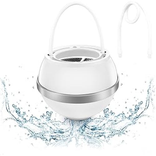 Bath Ball Filter, Bathtub Filter for Tub Faucet, BPA Free, Removes Hundreds of Contaminants, Purify Your Bathwater for Healthier Skin and Hair(White)