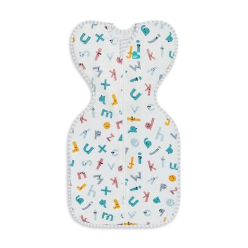 Love to Dream Ecovero Swaddle Wrap - Alphabet Soup - M