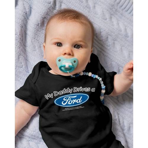 Ford Motor Company Infant Bodysuit, Country Baby® My Daddy Drives A Ford Onsie, Graphic Tee Bodysuit, Infant, Young Child, Baby