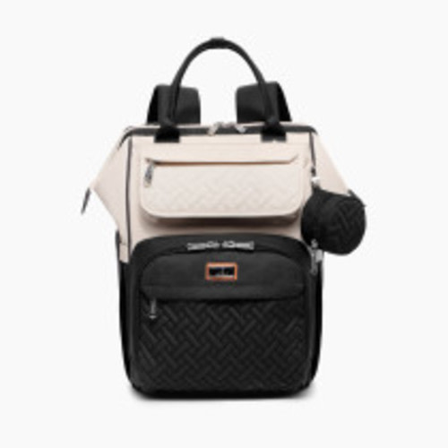 Babbleroo WideTop Diaper Bag Backpack - Apricot
