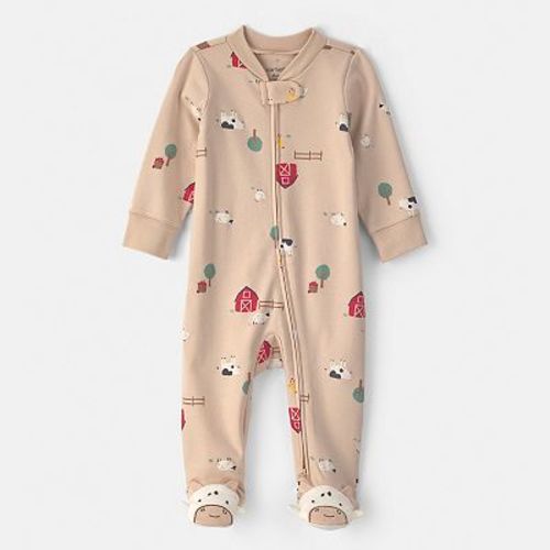 Baby Boy Carter's 100% Cotton 2-Way Zip Sleep & Play Pajamas