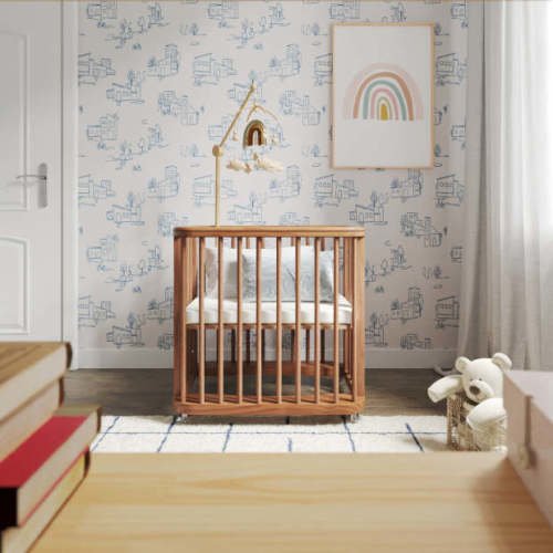 Nestig The Woodland Cloud Crib