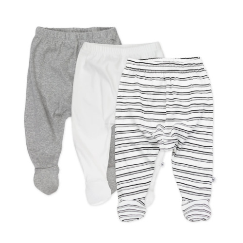 3-Pack Organic Cotton Footed Pants | Honest Baby Clothing