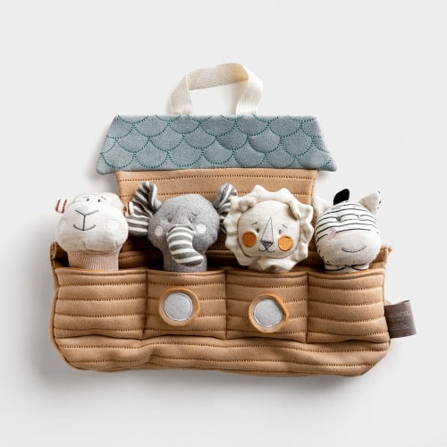 Noah's Ark Plush Toy Set with Squeakers