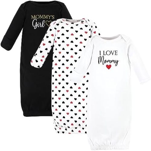 Hudson Baby baby-girls Cotton Gowns