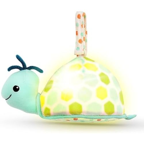 B. toys- B. baby- Baby Glowable Soothing Plush Turtle with Lights & Sounds- Glow Zzzs Turtle Shellé0 Months +