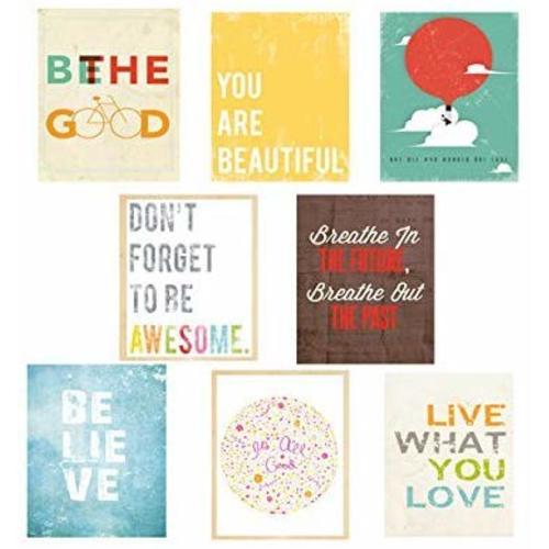 Inspire Mini Collection 11x14 Inch Print Wall Cards, Typography, Nursery Decor, Kid's Wall Art Print, Kid's Room Decor, Gender Neutral, Motivational Word Art, Inspirational Artwork for Kids