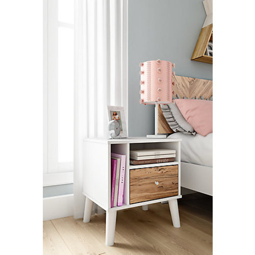 Piperton 24" 1 Drawer Nightstand