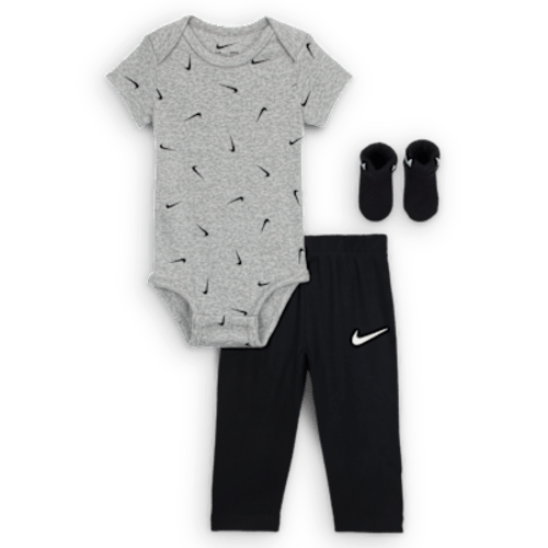 Nike Baby 3-Piece Bodysuit and Waffle Pants Set