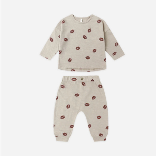 Tee + Pant Set || Footballs – Rylee + Cru