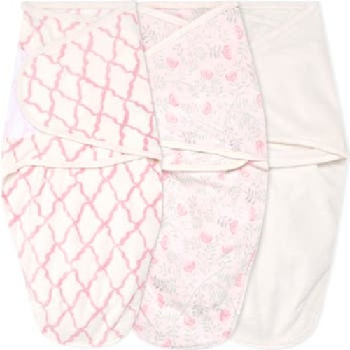 Essentials 3-Pack Wrap Swaddles, Newborn