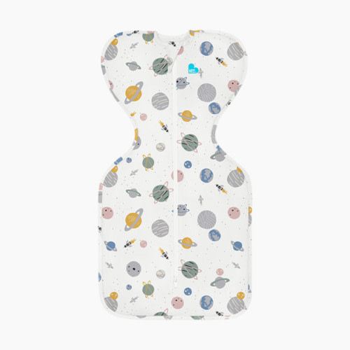 Love to Dream Swaddle UP Lite 0.2 TOG - White -Rockets, Small