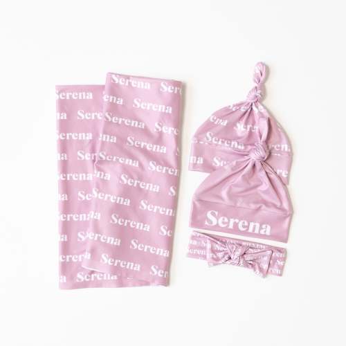 Swaddle set - peony