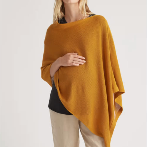 Lightweight Cotton Cashmere Nursing Shawl
