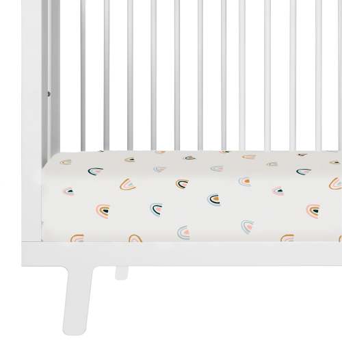 Organic Crib Sheet - Over The Rainbow