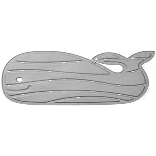 Skip Hop Non-Slip Baby Bath Mat, Moby, Grey, 30x15.5 Inch (Pack of 1)