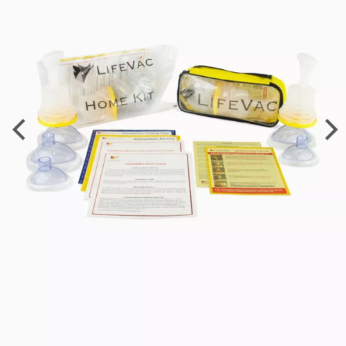LifeVac Home and Travel Kit Bundle - Toddler and Adult Choking First Aid Device