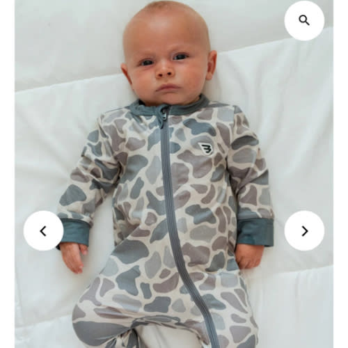 Baby Zip Up - Classic Deer Camo – BURLEBO