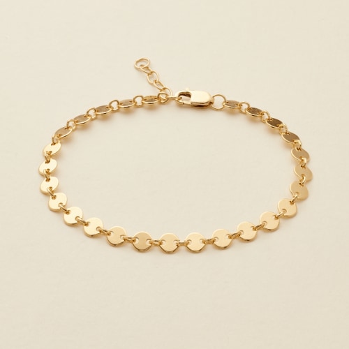 4" Silver Poppy Bracelet