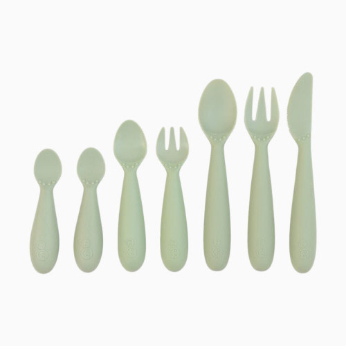 ezpz Developmental Utensil Set - Sage