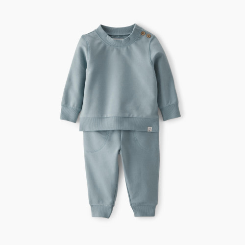 Carter's Little Planet Organic Cotton 2-Piece Sweatsuit - Blue, 9 M