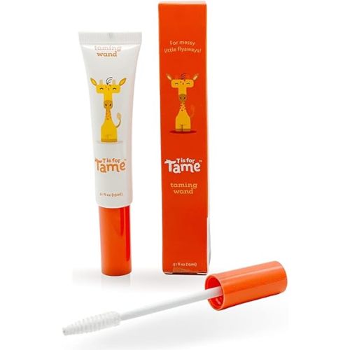 T is for Tame - Hair Taming Wand – Wand for Frizz, Static, Flyaways & More, Leave in Cream Made with 100% Natural Plant-Based Ingredients, Coconut Oil, Jojoba Oil and Tapioca