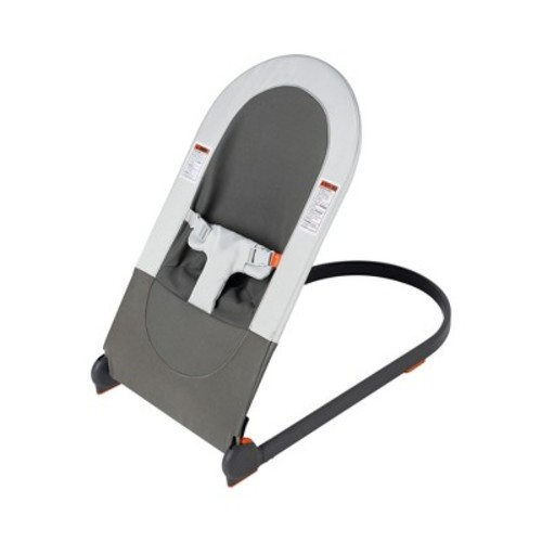 Boon Slant Portable Lightweight Folding Baby Bouncer Seat for Infants, Color: Gray