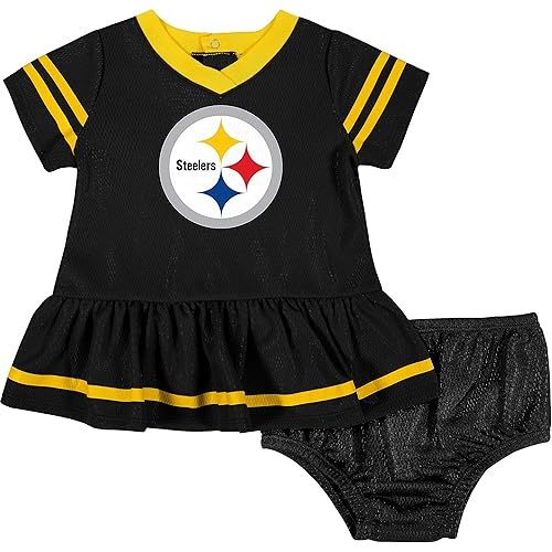 Gerber Girls' NFL Team Jersey Dress and Diaper Cover
