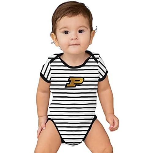 Two Feet Ahead Striped Baby Bodysuit Creeper Baby Boy Clothes for Newborn infants Sizes 0-3M 6M 12M