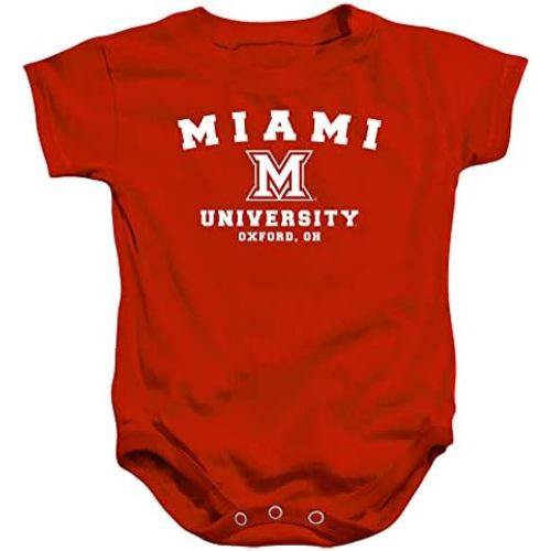 Miami University (OH) Official Circle Logo Unisex Infant Snap Suit for Baby