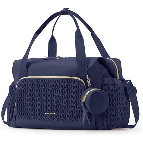 mommore Diaper Bag Tote, Large Capacity Travel Diaper bags, Hospital Bag for Labor Delivery, Baby Bag with Pacifier Case | Hospital Bag, for Labor Delivery, Baby Bag, with Pacifier Case